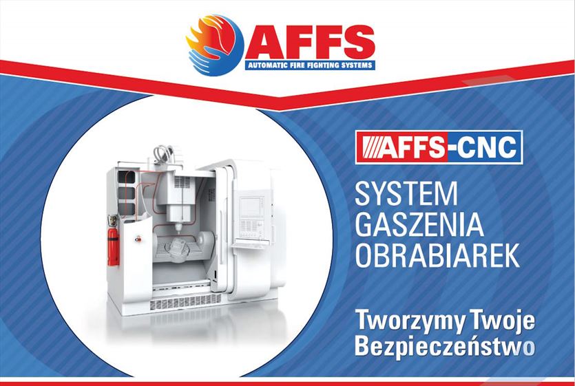 Systemy gaszenia obrabiarek, AFFS gaszenie maszyn, Łomianki