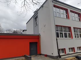 usługa malowania elewacji, Jacek Kuciński Firma ogólnobudowlana Usługi termoizolacyjne i elewacyjne, Brzóza