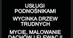 Jar-Kosz Przemysław Jarecki Podnośniki Koszowe, Wycinka Drzew, usługi podnośnikiem 18 m, podnośnik koszowy, wynajem podnośnika, Mława