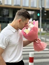 bukiet kwiatów, Fine Flower Amina Zhumaniiazova, Warszawa