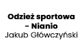 Odzież sportowa - Nianio Jakub Główczyński, Szymanów