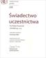 Świadectwo uczestnictwa, Statmed Spółka Z Ograniczoną Odpowiedzialnością, Gołków