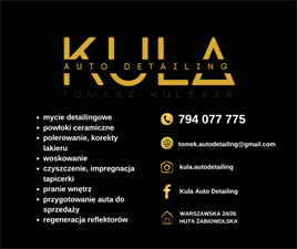 Oferta, Kula Auto Detailing, Huta Żabiowolska