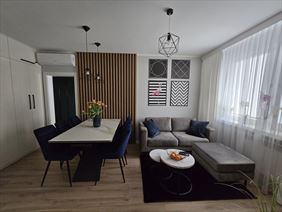 salon z aneksem, Projektowanie wnętrz i Rolety - Dekor Bończak, Ciechanów