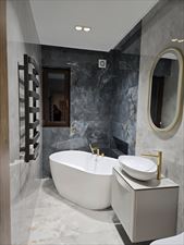 łazienka, Projektowanie wnętrz i Rolety - Dekor Bończak, Ciechanów