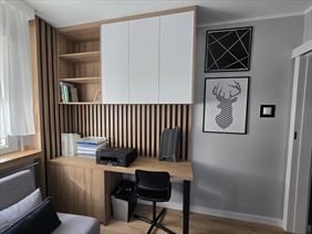 domowe biuro, Projektowanie wnętrz i Rolety - Dekor Bończak, Ciechanów