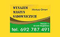 Mariusz Omen Wynajem Maszyn Sadowniczych, Marysin