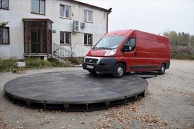 konstrukcja obrotowa, Stalpiast - platformy obrotowe, Ożarów Mazowiecki