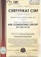 certyfikat, Ask Consulting Group, Piastów