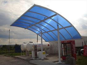 zadaszenie lpg, Ekostal Konstrukcje Stalowe Sp. z o.o., Zbuczyn