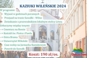Kaziuki Wileńskie 2024, Usługi Turystyczne Hańcza Travel | Ubezpieczenia pod lupą, Warszawa