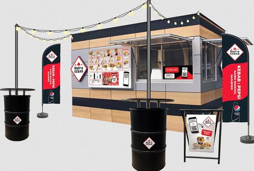 Kebab z kraftowym mięsem wołowym i z kurczaka, Bafra Kebab, Serock