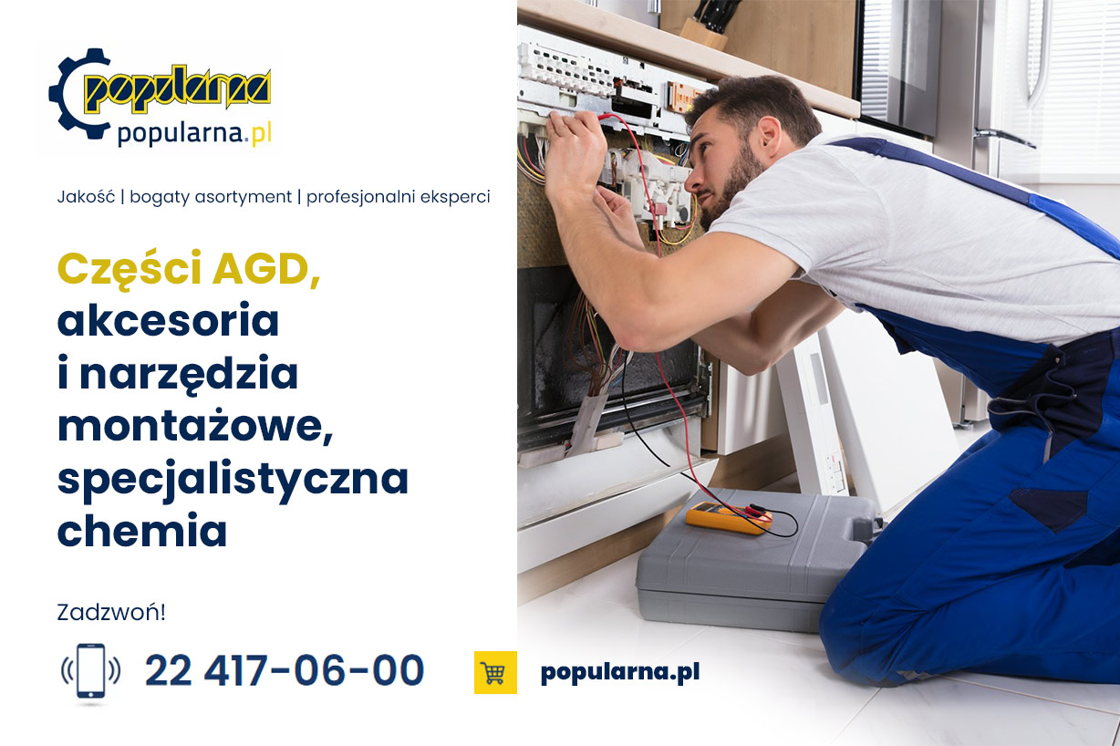 Sprzedaż części zamiennych do AGD, Popularna Popławscy, Poprawa S.K.A., Warszawa