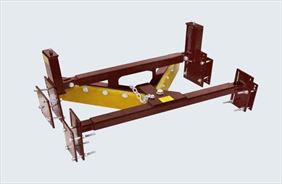pług czyszczący dwustronny, Nitroll Tomasz Link. Urządzenia czyszczące taśmy, urządzenia centrujące taśmy, obojnice wywrotnic wagonowych, krążniki i zestawy krążnikowe, Jedlina-Zdrój