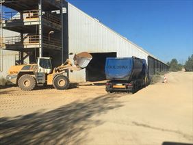 praca przy budowie, Olespol Sp. z o. o. Rozładunek, załadunek podkładów kolejowych. Opał. Transport specjalistyczny, Olesno