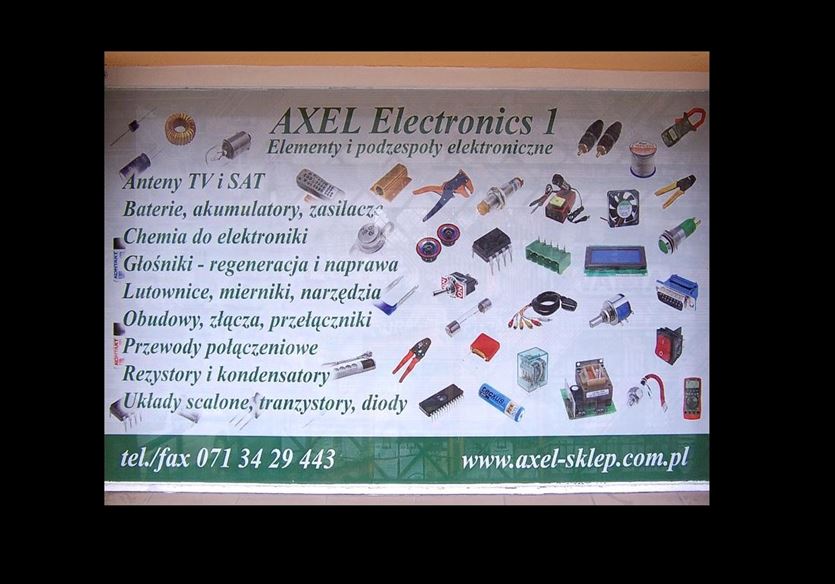 przyjazna Elektronika - części, podzespoły, Axel Electronics 1 Janusz Struczak, Wrocław
