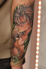 tatuaż na rękę anime, Studio Tatuażu Ink.fluence, Wrocław