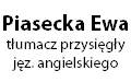 Ewa Piasecka mgr Tłumacz przysięgły jęz. angielskiego, Wrocław