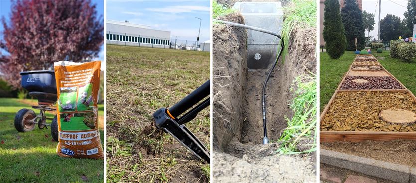 przyjazna Ogrody, tereny zieleni - projektowanie, utrzymanie, Mokre Ogrody - Automatyczne systemy nawadniania terenów zielonych, Jelcz-Laskowice