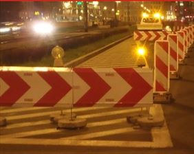 oświetlenie robót drogowych, Zodsor2 Gaweł Sorbian , Wrocław