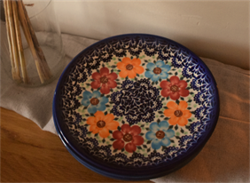 talerz ceramiczny, Ceramika Artystyczna Beata Woźniak, Brzeg