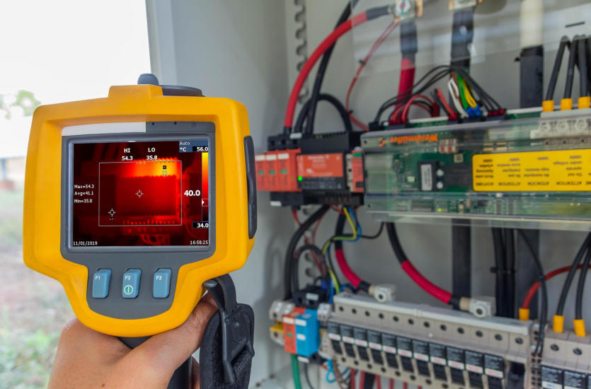 Badanie instalacji elektrycznej kamerą termowizyjną – Elpom Badanie instalacji elektrycznej kamerą termowizyjną – Elpom