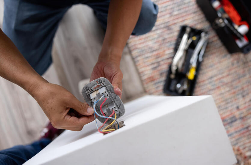 Prace elektryczne w domu z akcesoriami dostępnymi w hurtowni Elekrostan