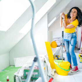 Sprzątanie po remoncie z akcesoriami Vileda Professional od firmy Epta