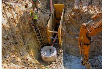 Sieć wodno-kanalizacyjna na budowie - Instal Cymorek Sp. z o.o. 